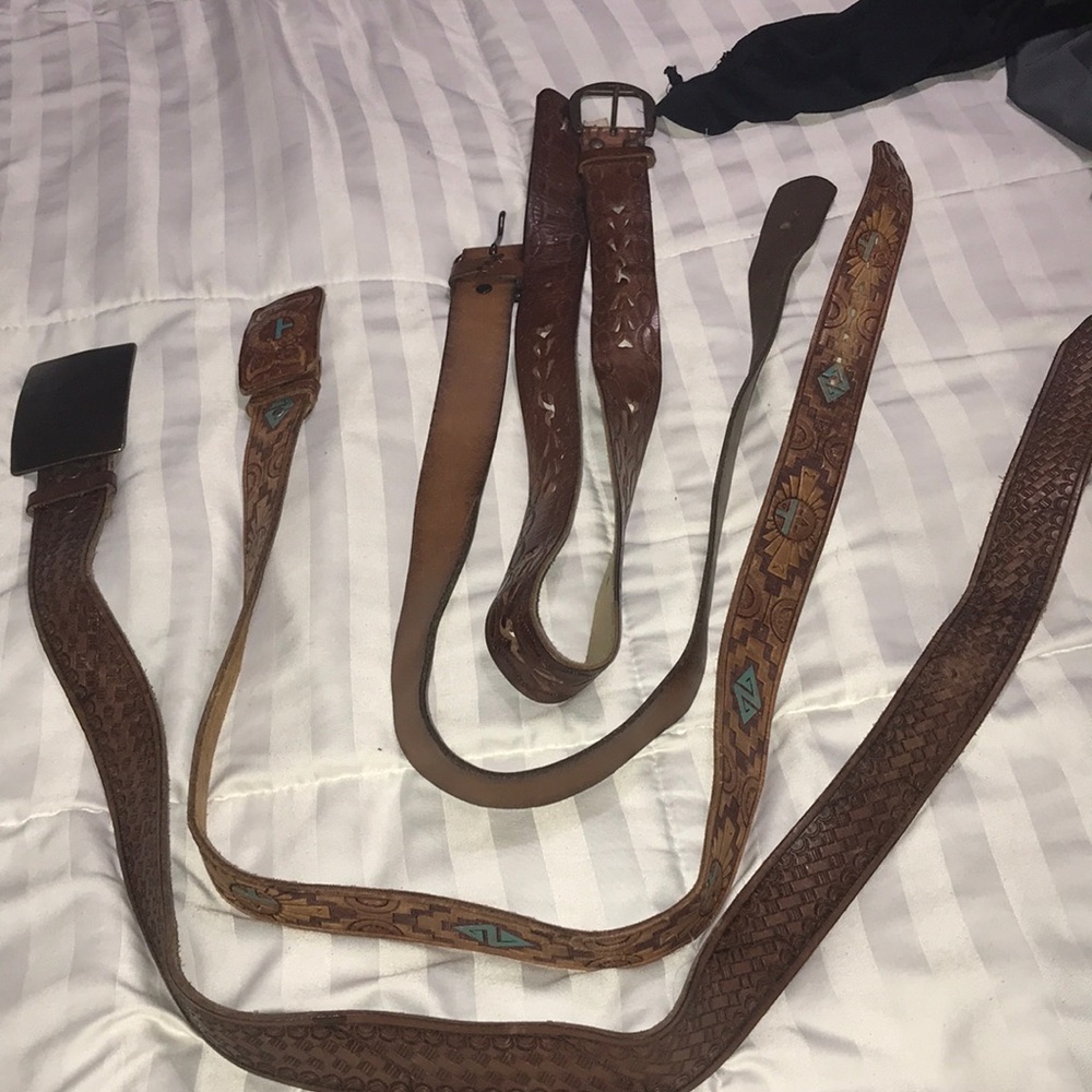 Leather belts